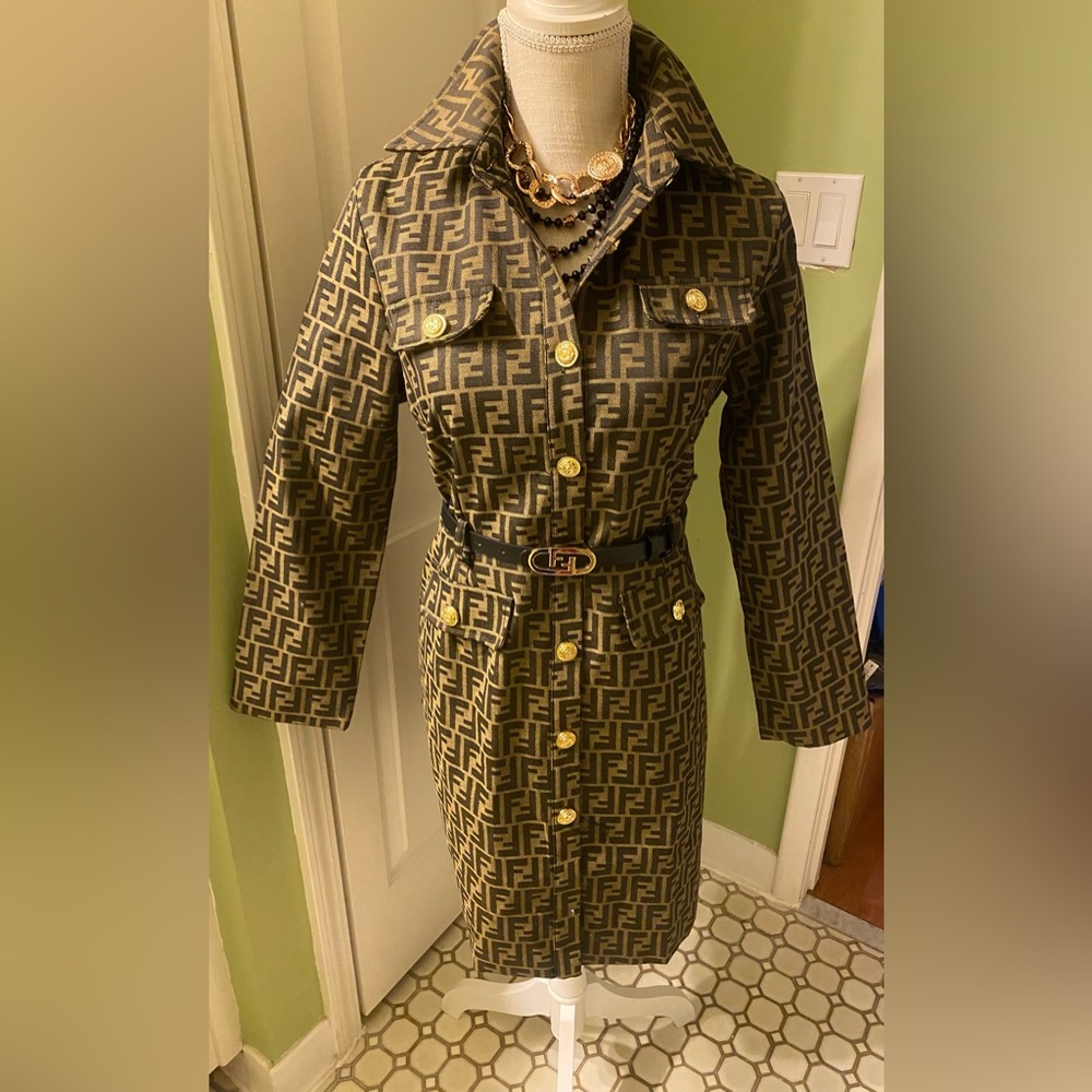 FF Coat Dress w Belt Sz S & M
